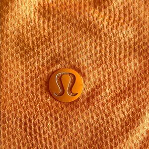 Lululemon Orange Open-Back Cropped Train Tank
